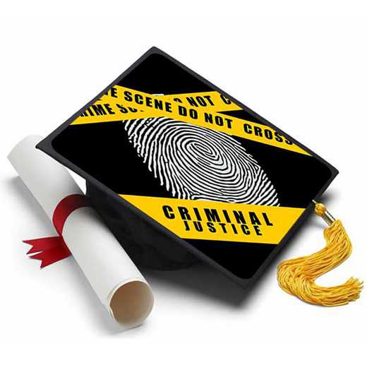 Criminal Justice: Criminal Justice Grad Cap Tassel Topper